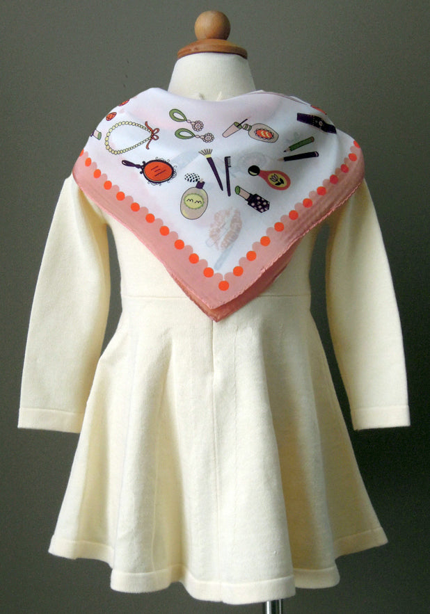 Little Charberry - Luxurious Silk Scarf Dress