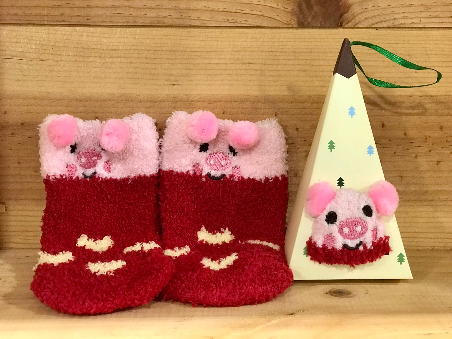 Baby Piggie Socks in a Box for Toddlers