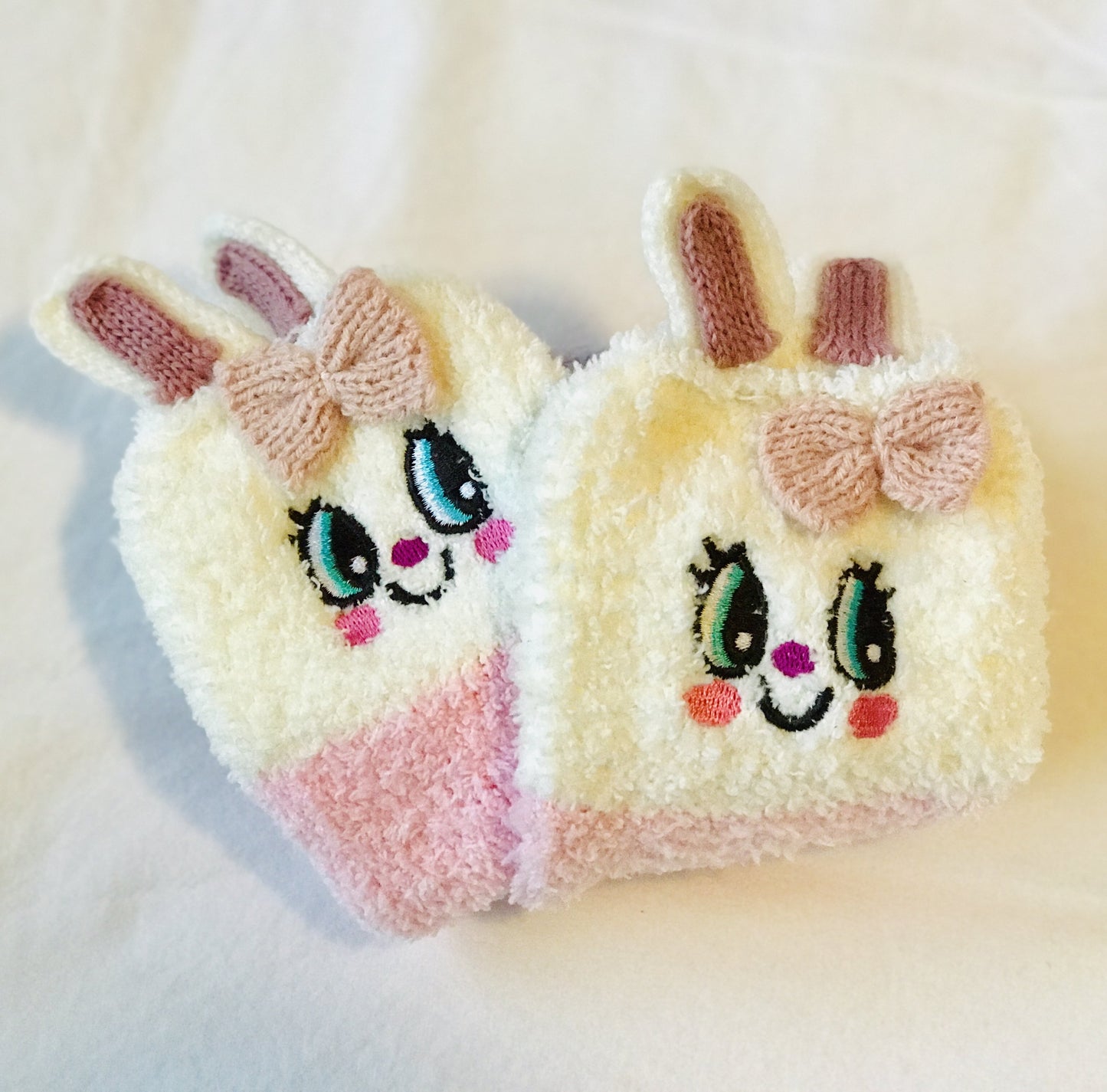 Pink Bunny Socks in a Box