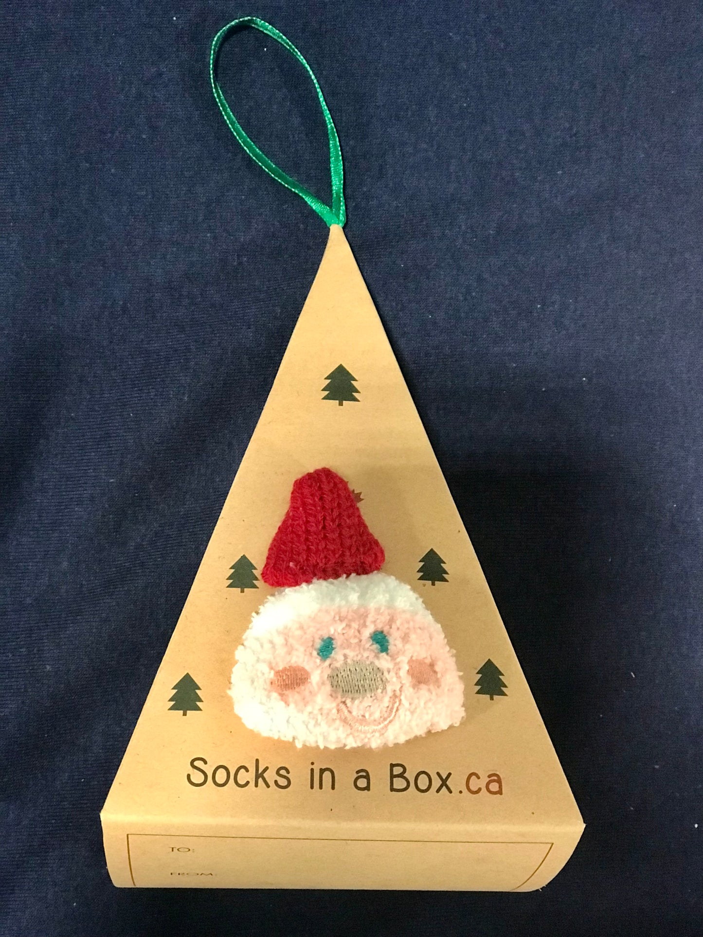 Santa Clause  Christmas Socks in a Box